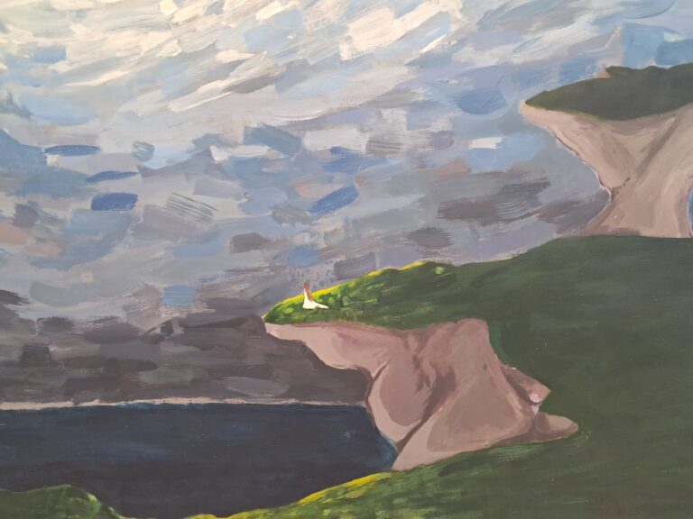 Elsi Blair: TUULESSA (akryylimaalaus)